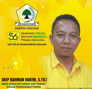 Arip, Ajak Kader Partai Golkar Tetap Kompak Dan Solid
