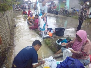 Banjir Mulai Surut, Ribuan Warga Di Kecamatan Kedung Waringin Sudah Meninggalkan Lokasi Pengungsian