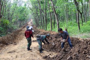 Satgas TMMD Kodim 1010/Tapin Fokus Kerjakan Infrastruktur Jalan Dan Rehab Rumah