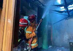 Ditinggal Mudik, 1 Unit Rumah Nyaris Ludes Dilalap Sijago Merah