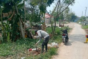 Diduga Belum Lakukan Penggantian, Pengembang Perumahan Patok Lahan TKD