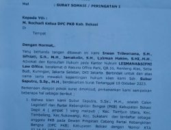 Tak Terima Dipindah Dapil, Ketua DPC PKB Kabupaten Bekasi Disomasi