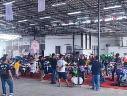 Puluhan Bikers Ramaikan Acara Anniversary 1 Dekade Komunitas Motor JBI Black Stone