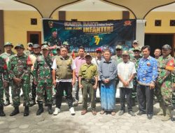 Peringati Hari Juang Infanteri Ke-77,  Koramil 01 Tambun Gelar Karya Bakti